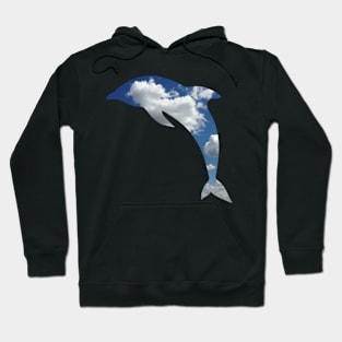 Dolphin Wild Animal Porpoises Abstract Sandbaggers Clouds Sky  Gift  Shirt Cute Hoodie